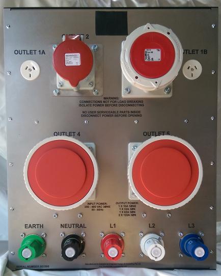 400A Powerlock Power Distribution Unit rear